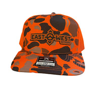 Orange Army Trucker Patch Hat