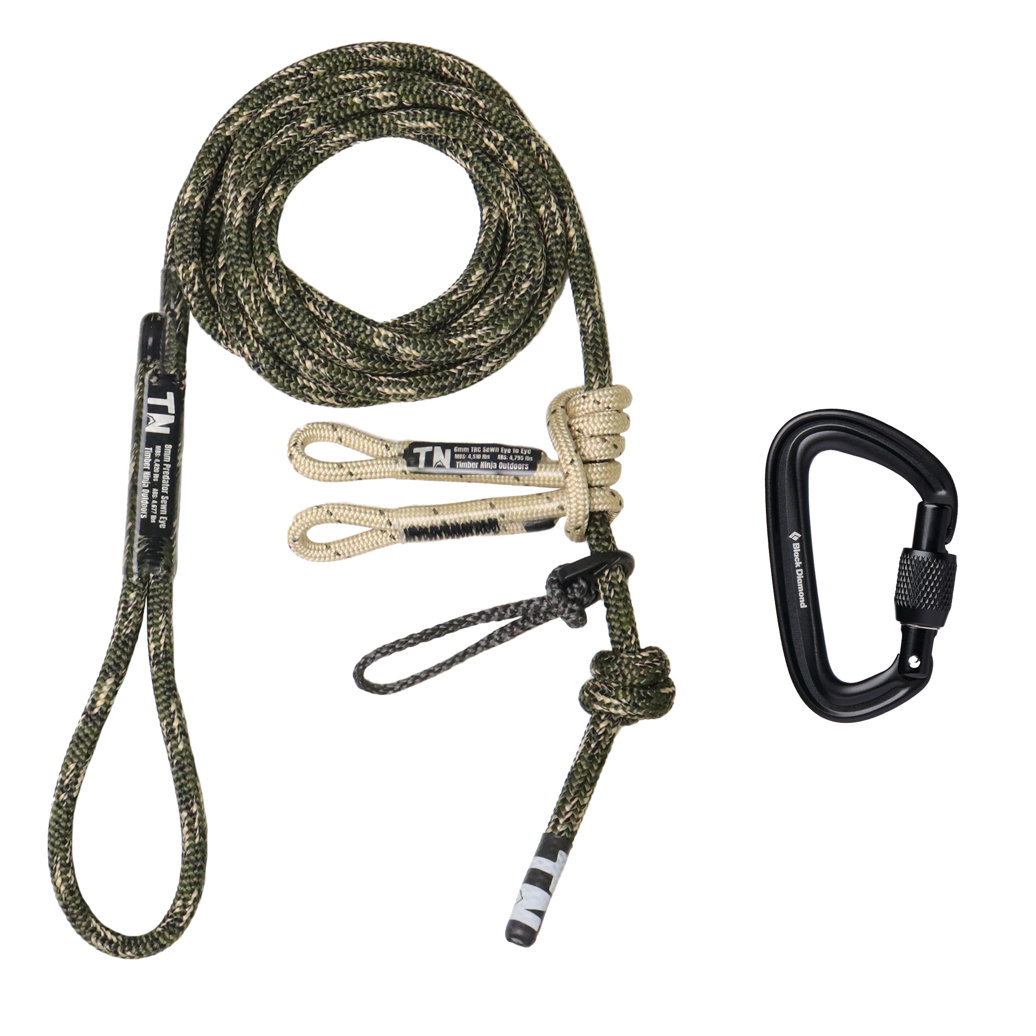 8mm Predator Sewn Tree Tethers & Lineman's Ropes – East Meet West ...